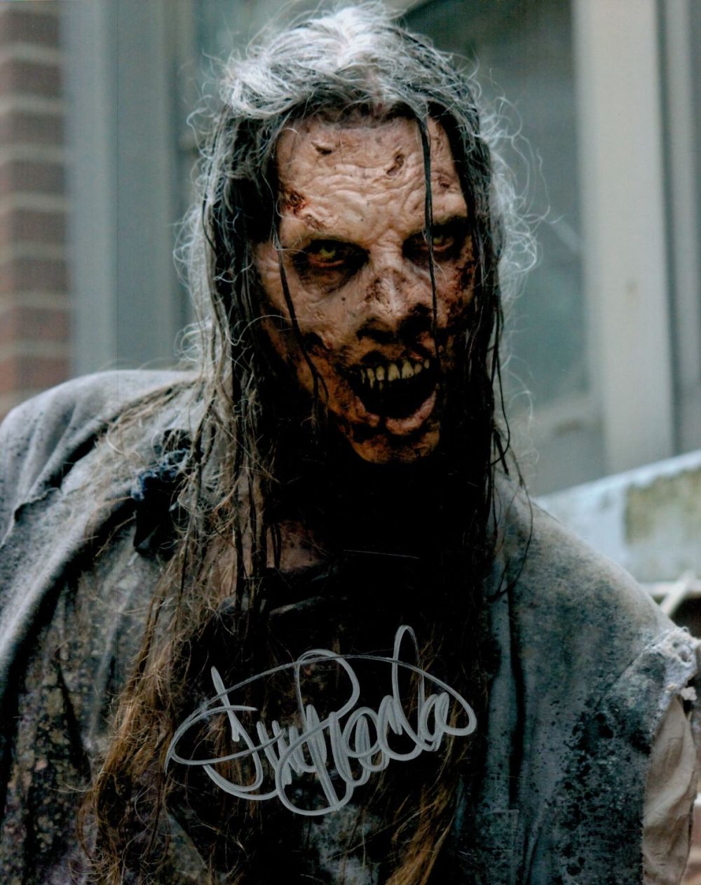 Lot 194: Jim Proctor signed 10x8 inch Walking Dead colour...