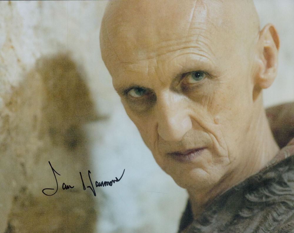 Lot 203: Ian Hanmore signed 10x8 inch Game of Thrones...