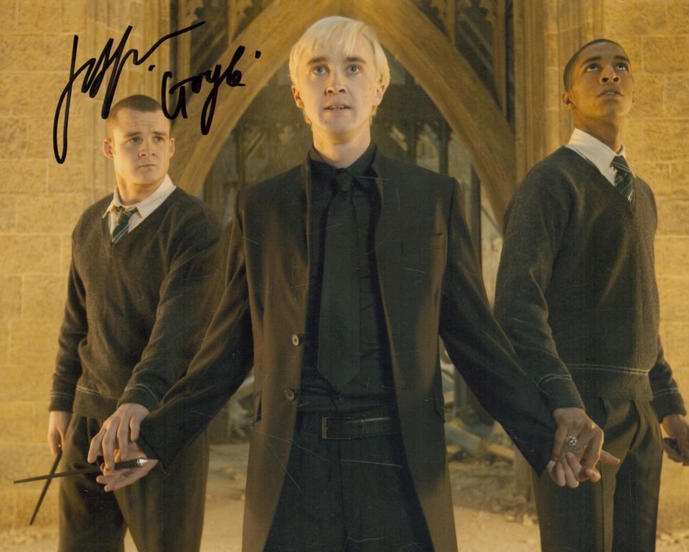 Lot 207: Josh Herdman signed 10x8 inch Harry Potter colour...