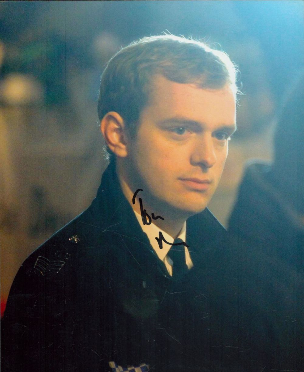 Lot 219: Tom Price signed 10x8 inch Dr Who colour...