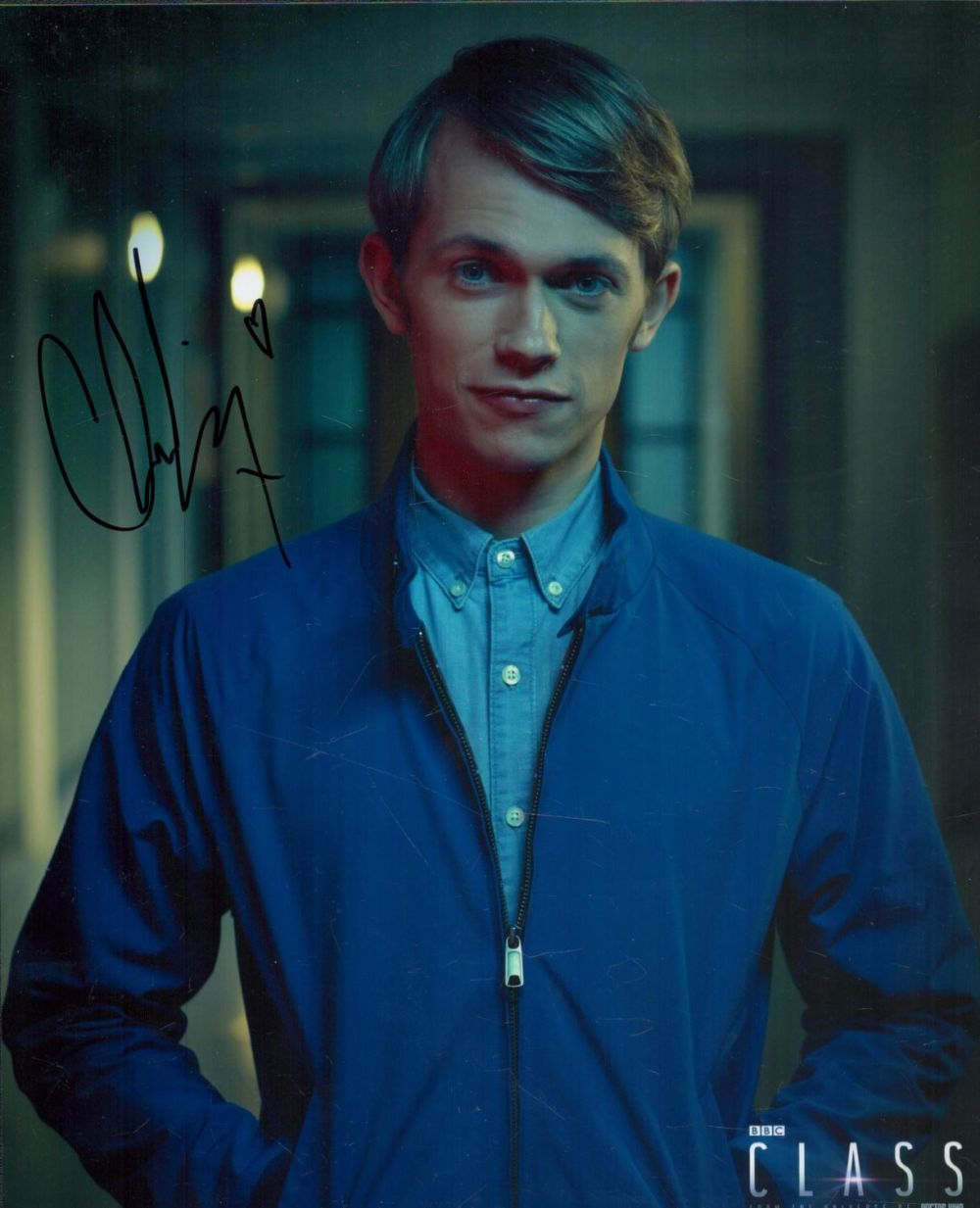 Lot 232: Greg Austin signed 10x8 inch Dr Who colour...