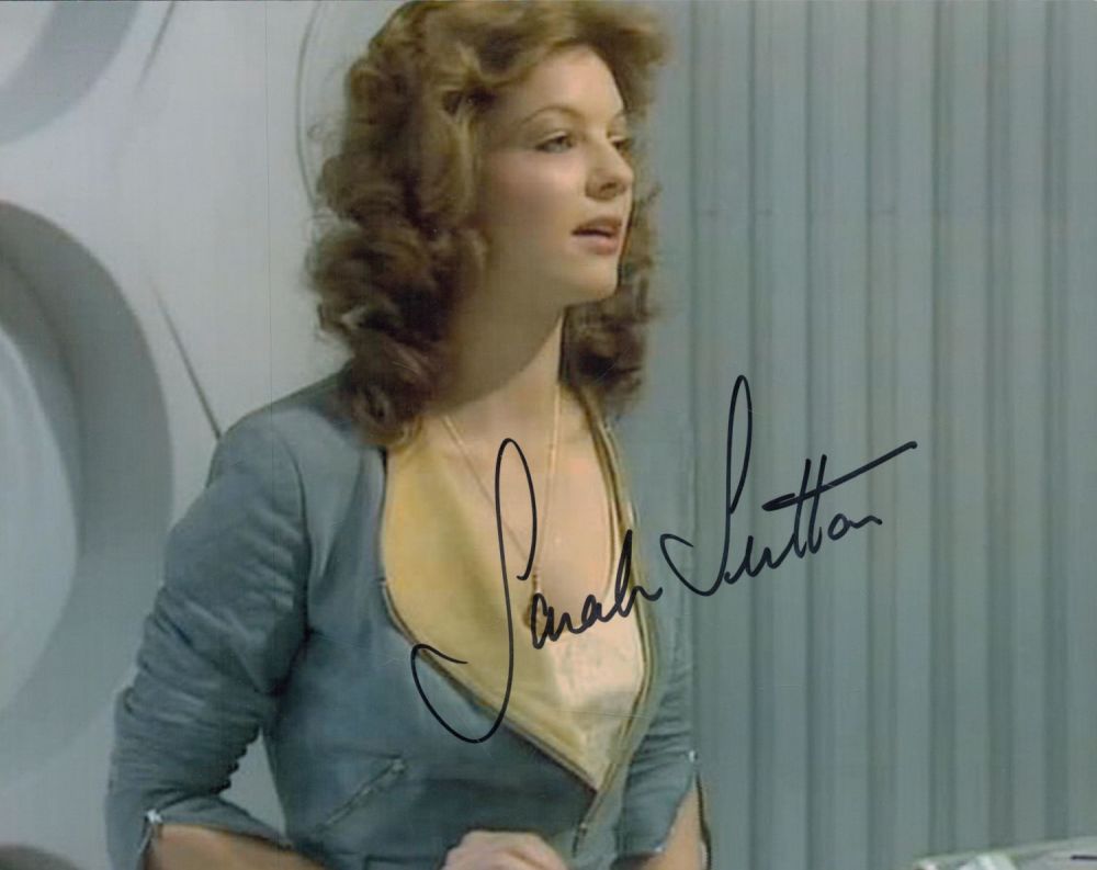 Lot 234: Sarah Sutton signed 10x8 inch Dr Who colour...
