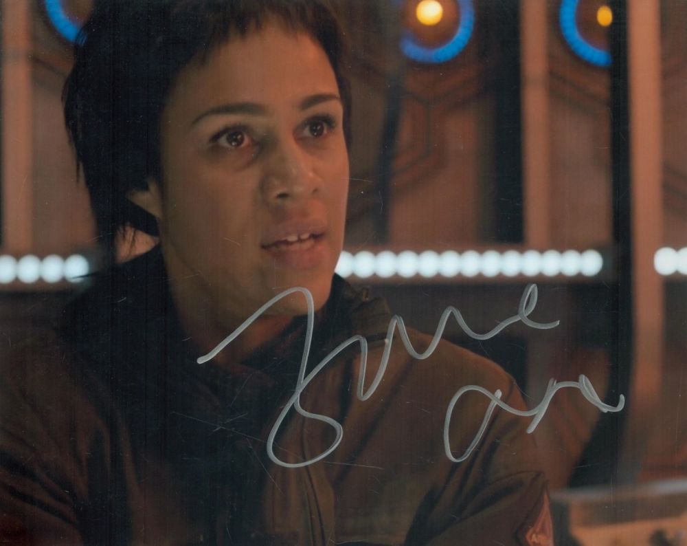 Lot 237: Zane Ashton signed 10x8 inch Dr Who colour...