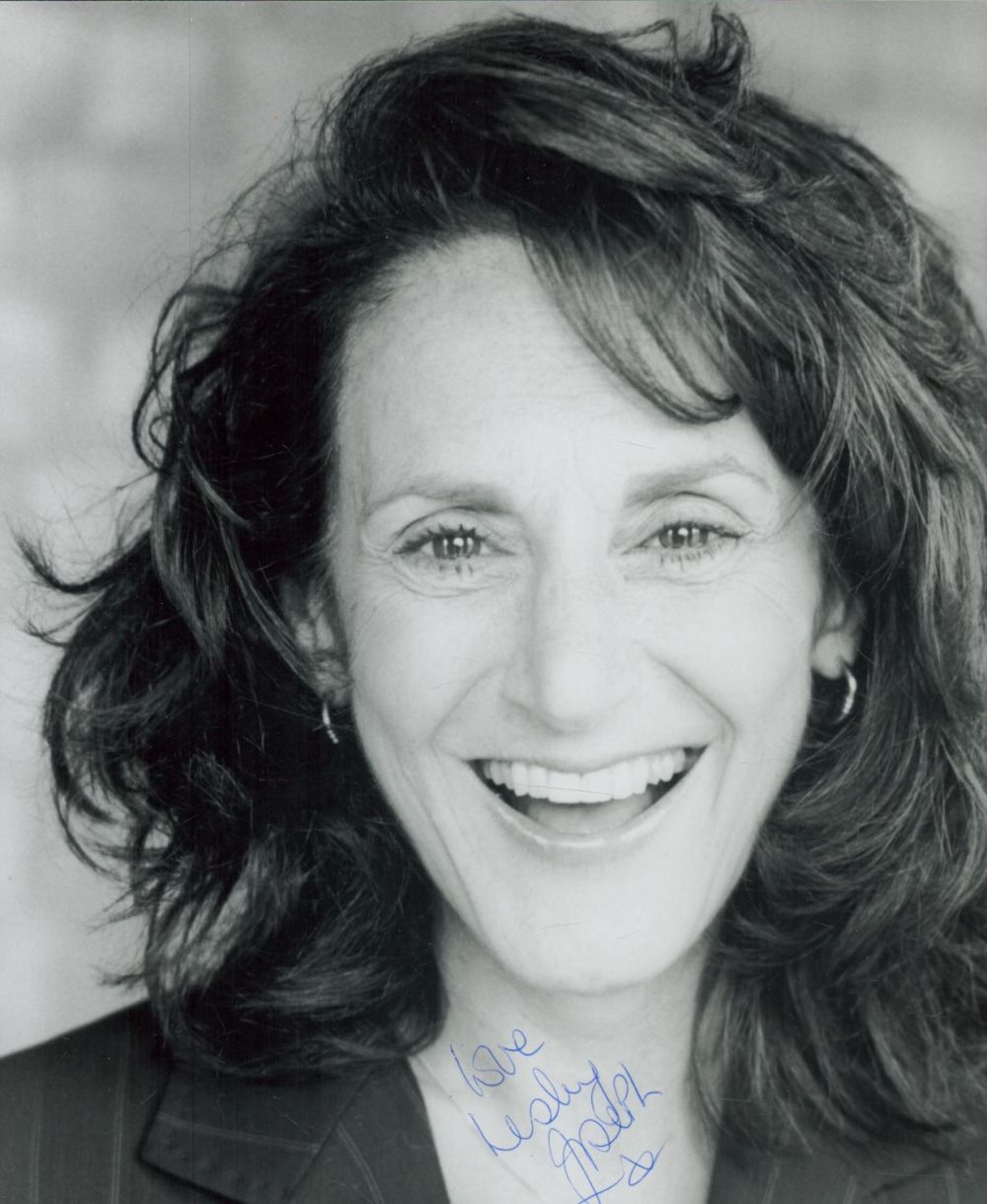 Lot 255: Lesley Joseph signed 10x8 inch black and white...