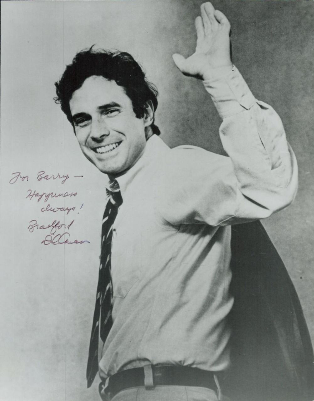 Lot 264: Bradford Dillman signed 10x8 inch black and white...