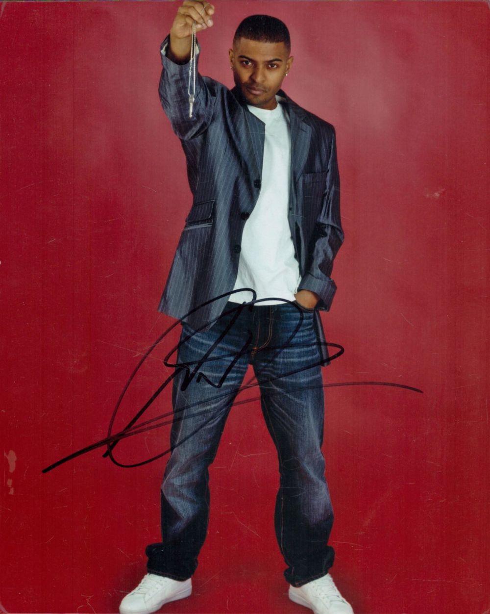 Lot 271: Noel Clarke signed 10x8 inch colour photo. Good...