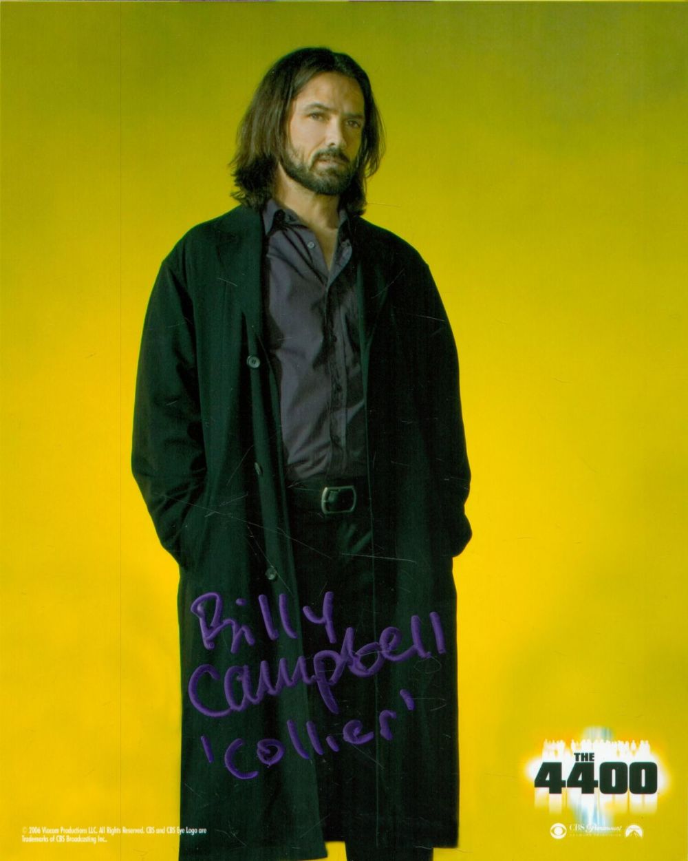 Lot 278: Billy Campbell signed 10x8 inch colour photo. Good...
