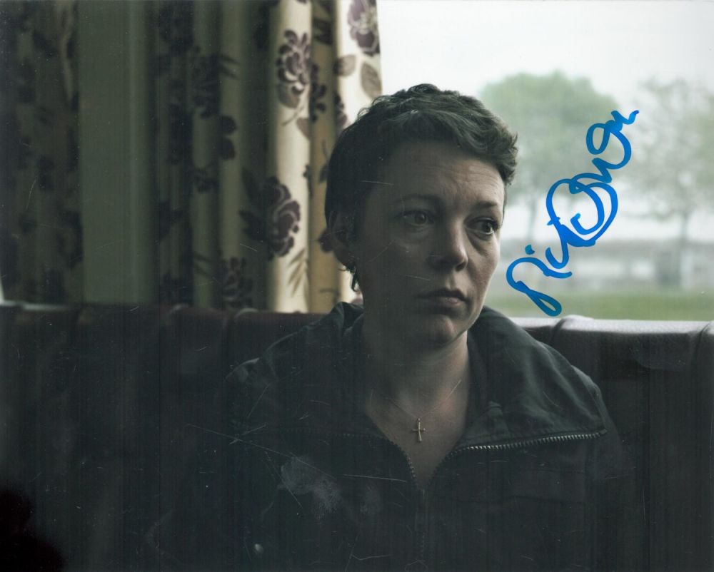 Lot 287: Olivia Colman signed 10x8 inch colour photo. Good...