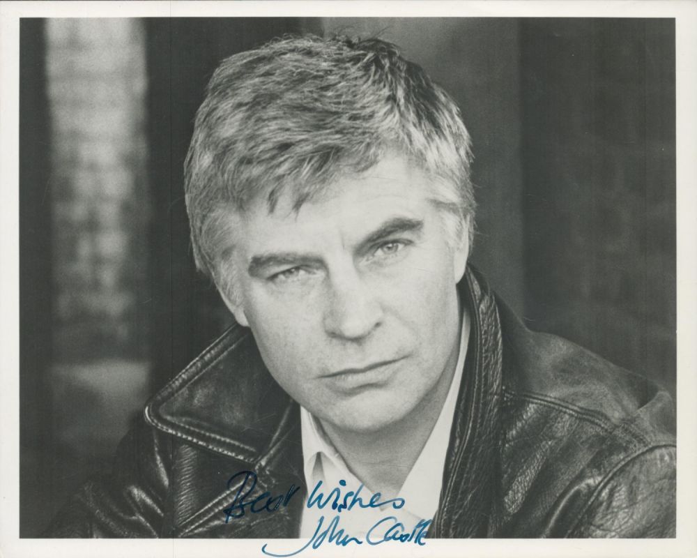 Lot 289: John Castle signed 10x8 inch black and white...