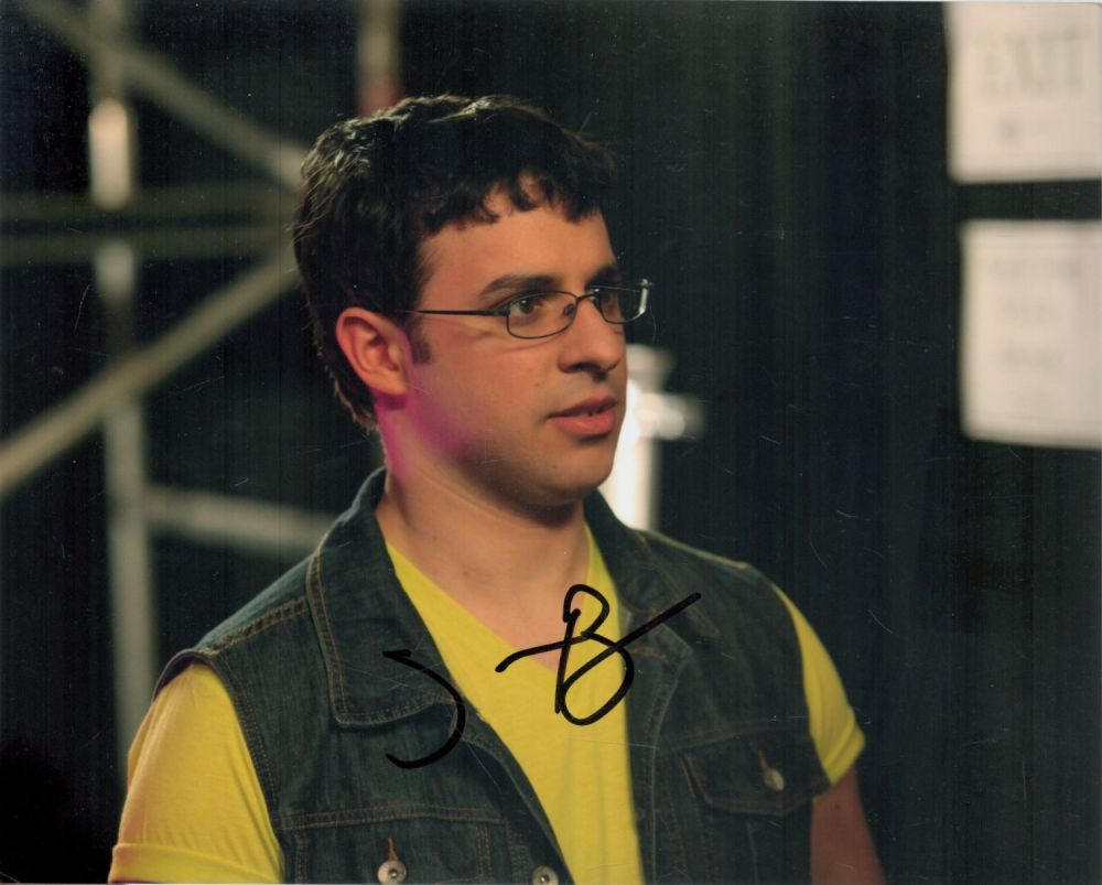 Lot 295: Simon Bird signed The Inbetweeners 10x8 inch colour...