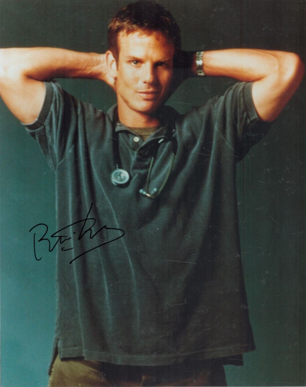 Lot 297: Peter Berg signed 10x8 inch colour photo. Good...