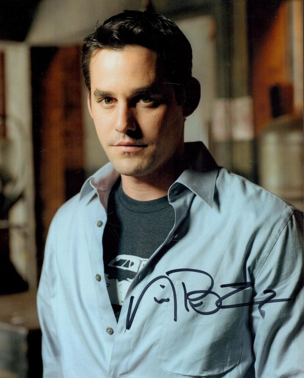 Lot 302: Nicholas Brendon signed 10x8 inch colour photo. Good...