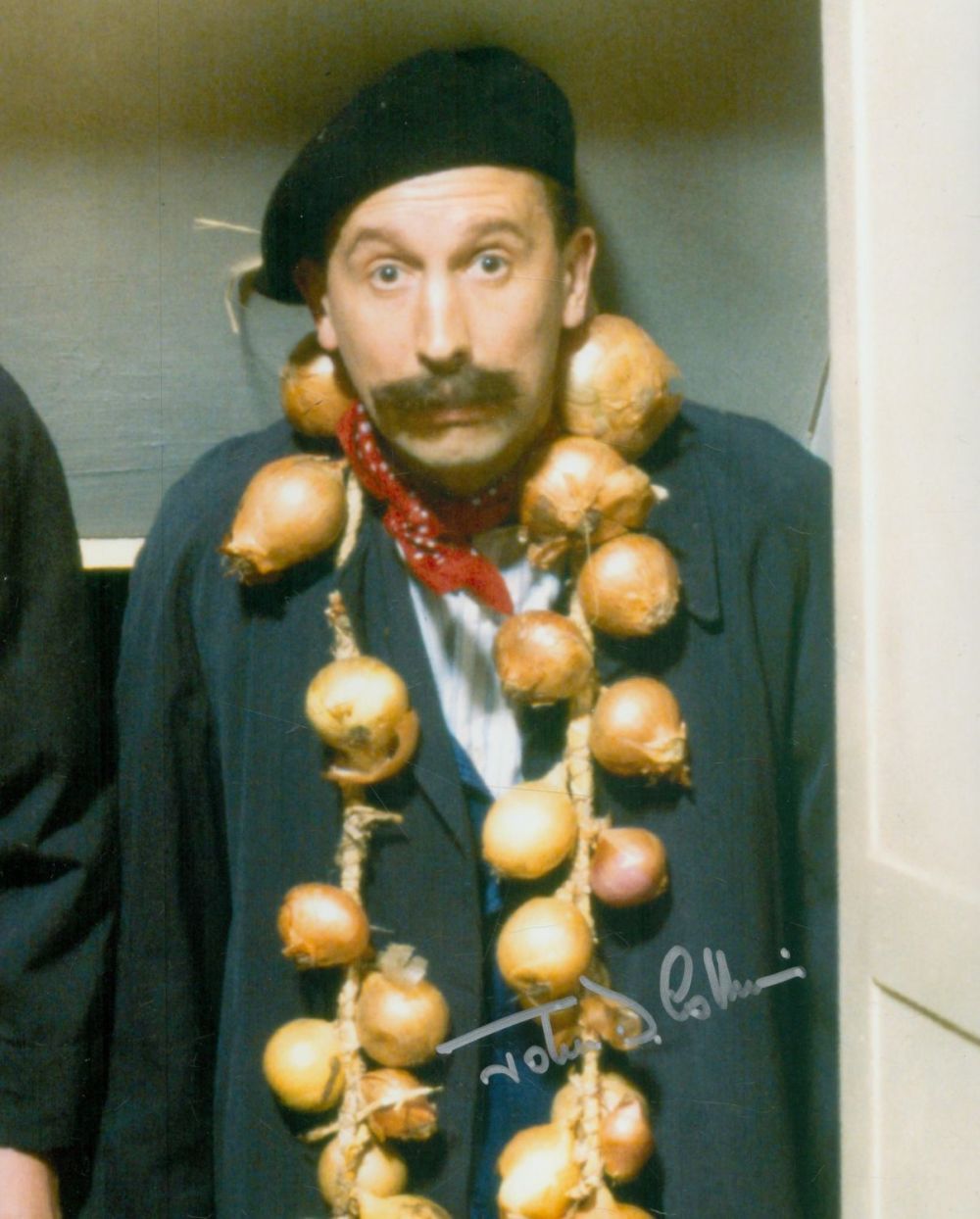 Lot 326: John D Collins signed Allo Allo 10x8 inch...