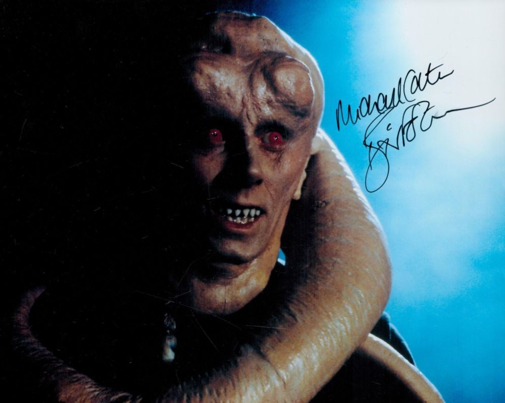 Lot 351: Michael Carter signed 10x8 inch Star Wars colour...