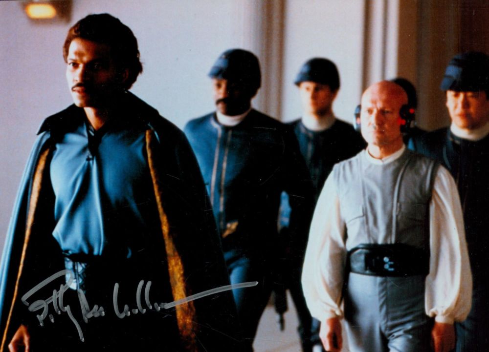 Lot 354: Billy Dee Williams signed 10x8 inch Star Wars...