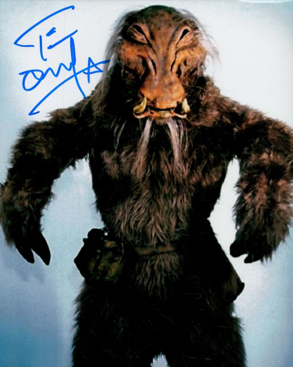 Lot 357: Tim Dry signed 10x8 inch Star Wars colour...