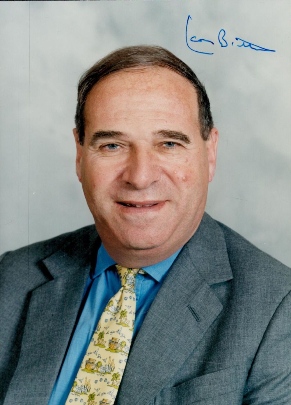 Lot 363: Leon Brittan signed 7x4 inch colour photo. Good...