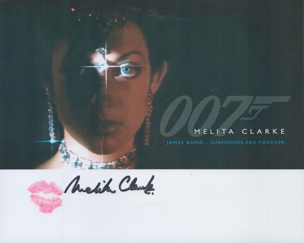 Lot 67: Kissed Melita Clarke Diamonds are Forever James Bond...