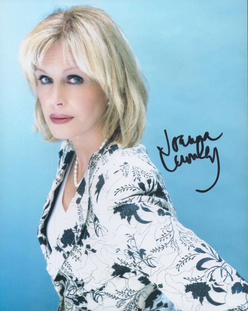 Lot 96: Joanna Lumley signed stunning 10 x 8 colour...