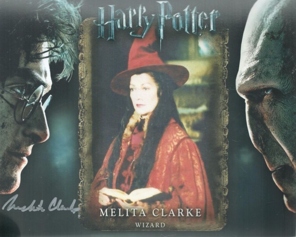 Lot 156: Harry Potter Wizard Melita Clarke signed 10 x...