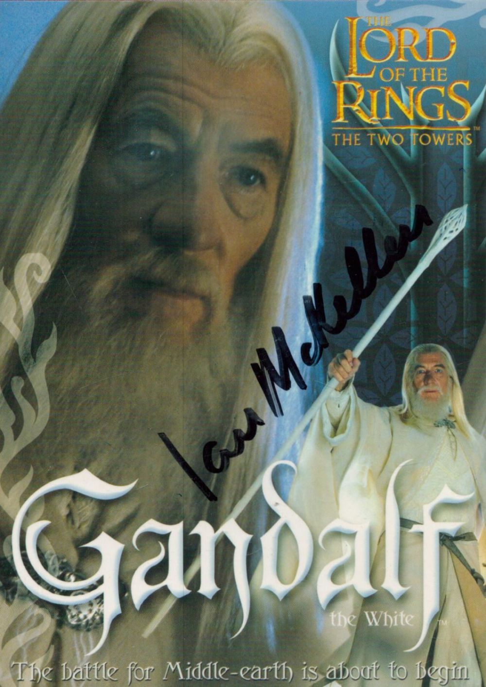 Lot 157: Lord of the Rings Ian McKellen signed 6...