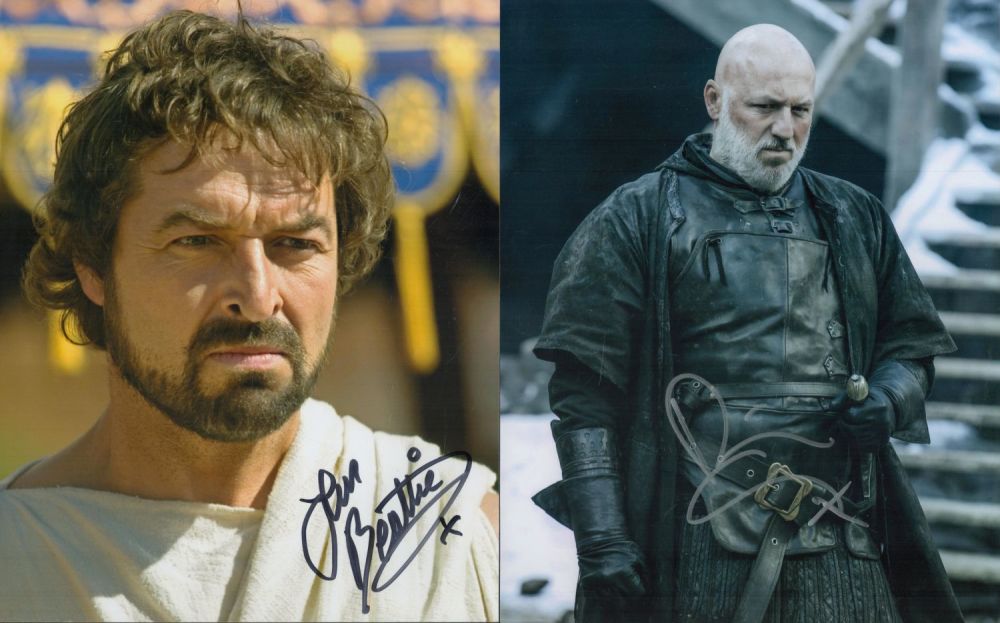 Lot 158: Games of Thrones signed collection three 10 x...