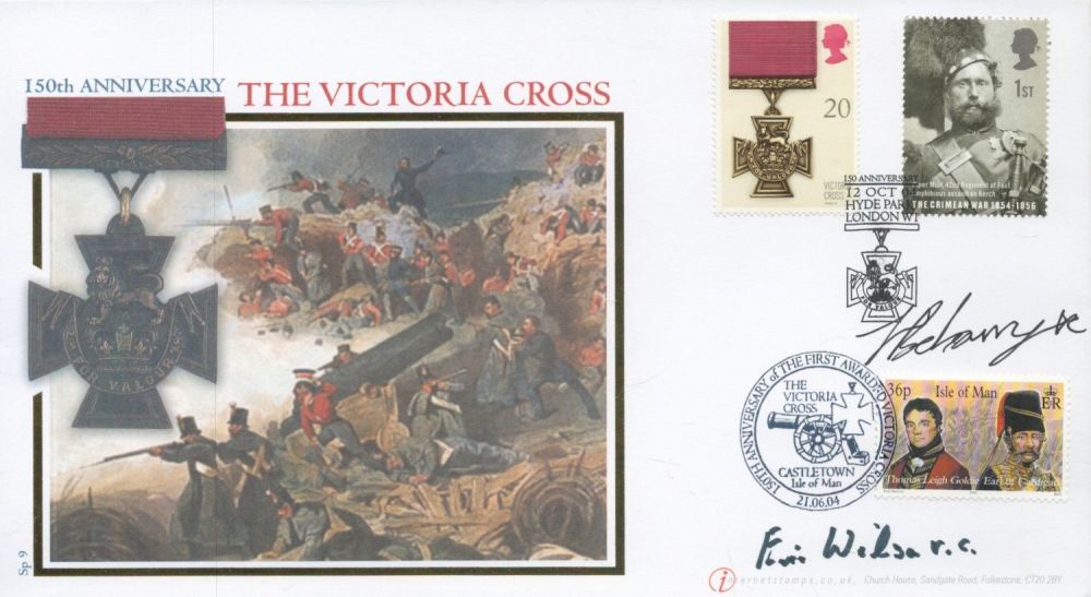 Lot 185: Victoria Cross winners Johnson Beharry VC and Eric...