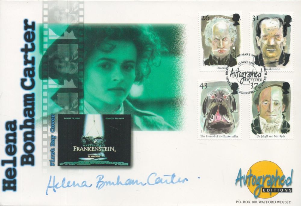 Lot 191: Helena Bonham Carter signed 1997 Autographed Editions Horror...