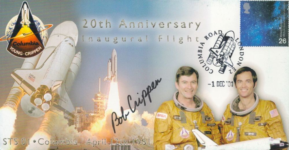 Lot 196: First Space Shuttle astronaut Bob Crippen STS1 signed...