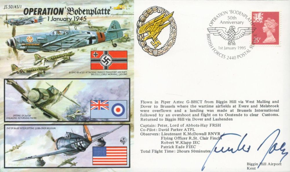 Lot 199: WW2 Luftwaffe ace Gunter Rall KC signed Operation...
