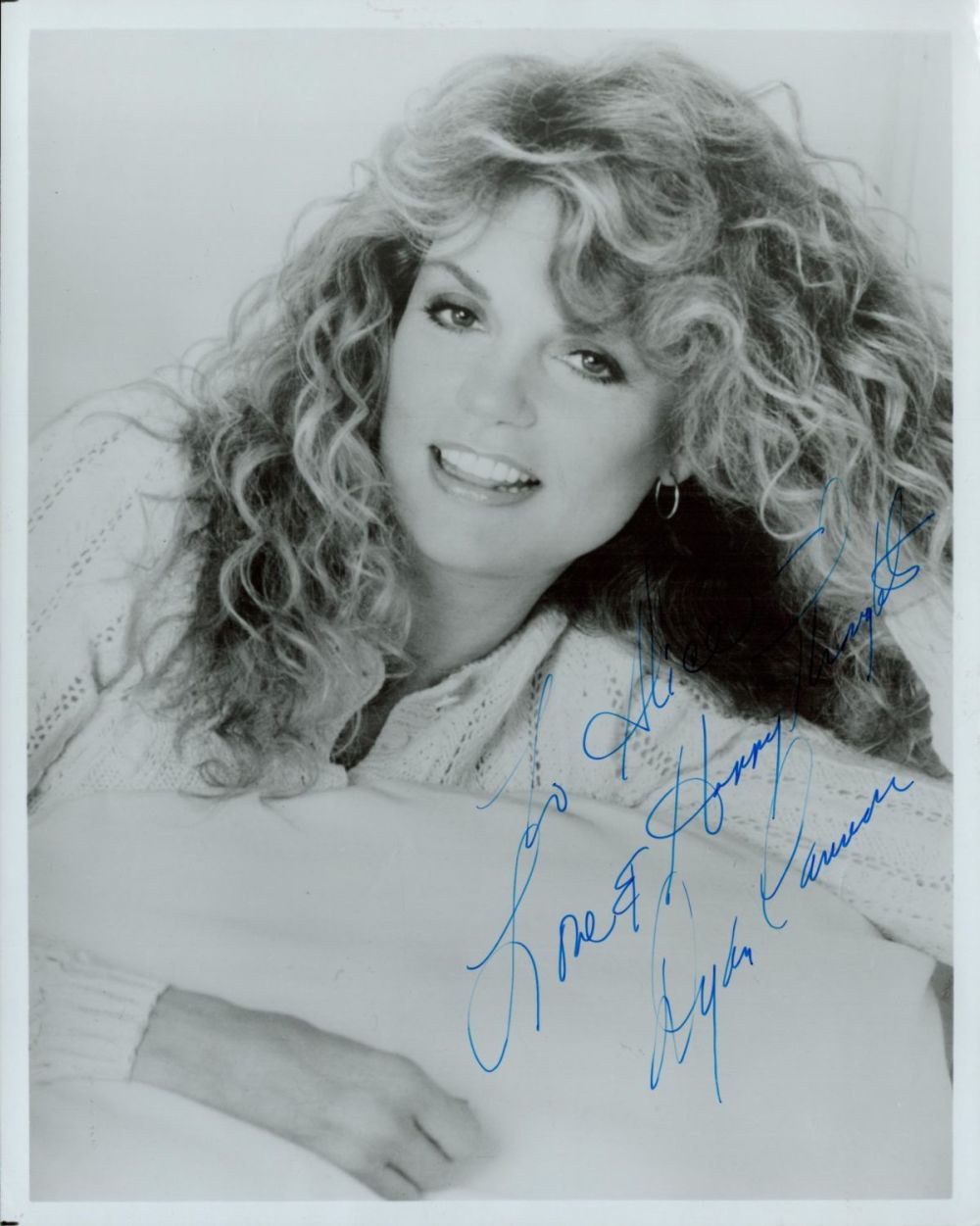 Lot 55: Dyan Cannon Signed 10x8 inch Black and White...