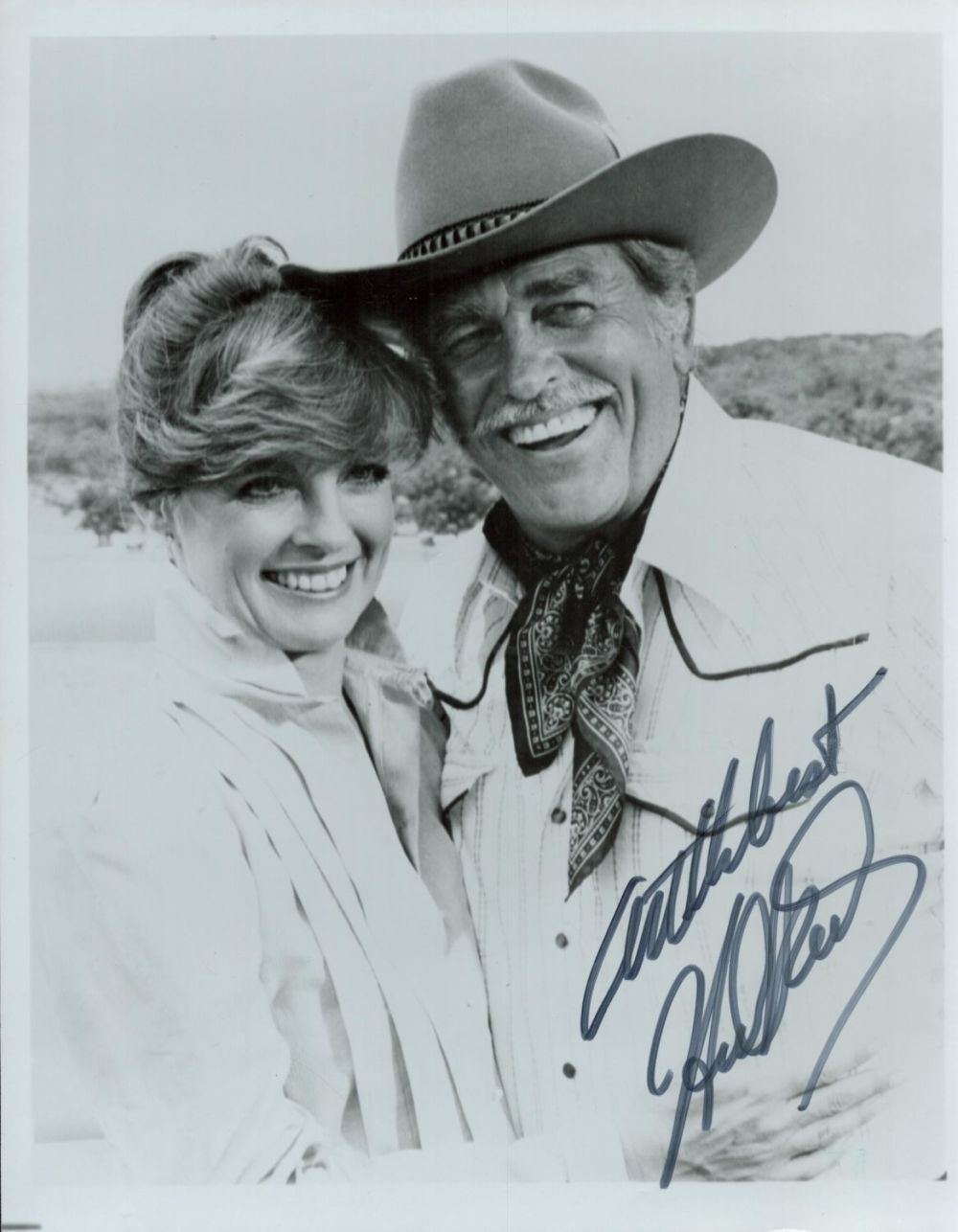 Lot 56: Howard Keel Signed 10x8 inch Black and White...