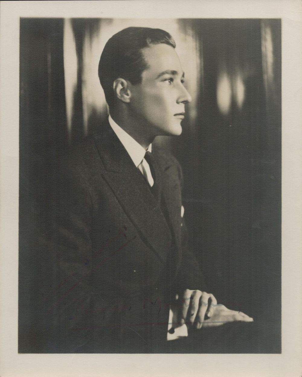 Lot 65: Douglas Montgomery Signed 10x8 inch Vintage Black and...