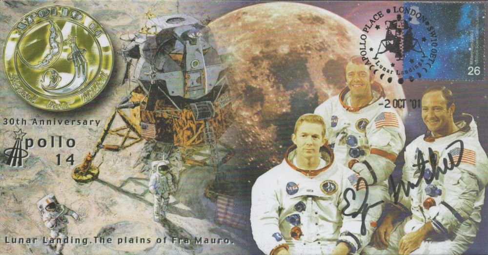 Lot 171: Apollo 14 moonwalker Dr Edgar Mitchell signed Space...