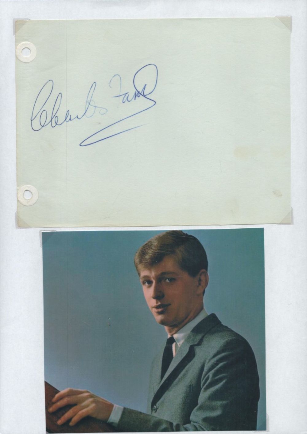 Lot 191: Music. English RandB and jazz musician Georgie Fame...