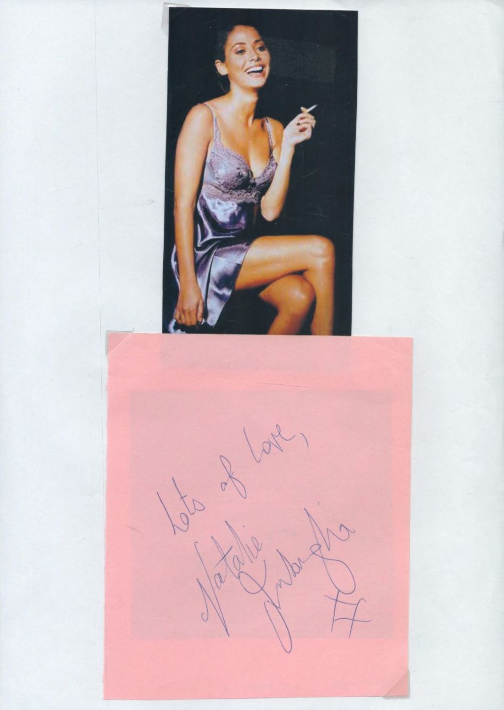 Lot 193: Music. Australian singer Natalie Imbruglia signed 6 x...