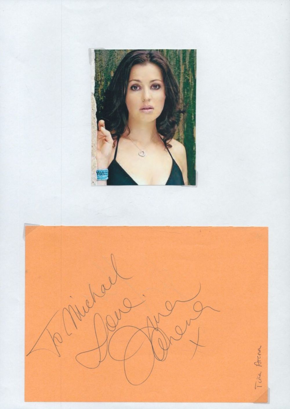 Lot 194: Music. Australian Singer Tina Arena signed 7 x...