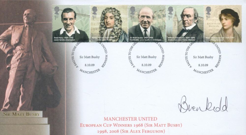 Lot 221: Football, Brian Kidd, an Eminent Britons Matt Busby...