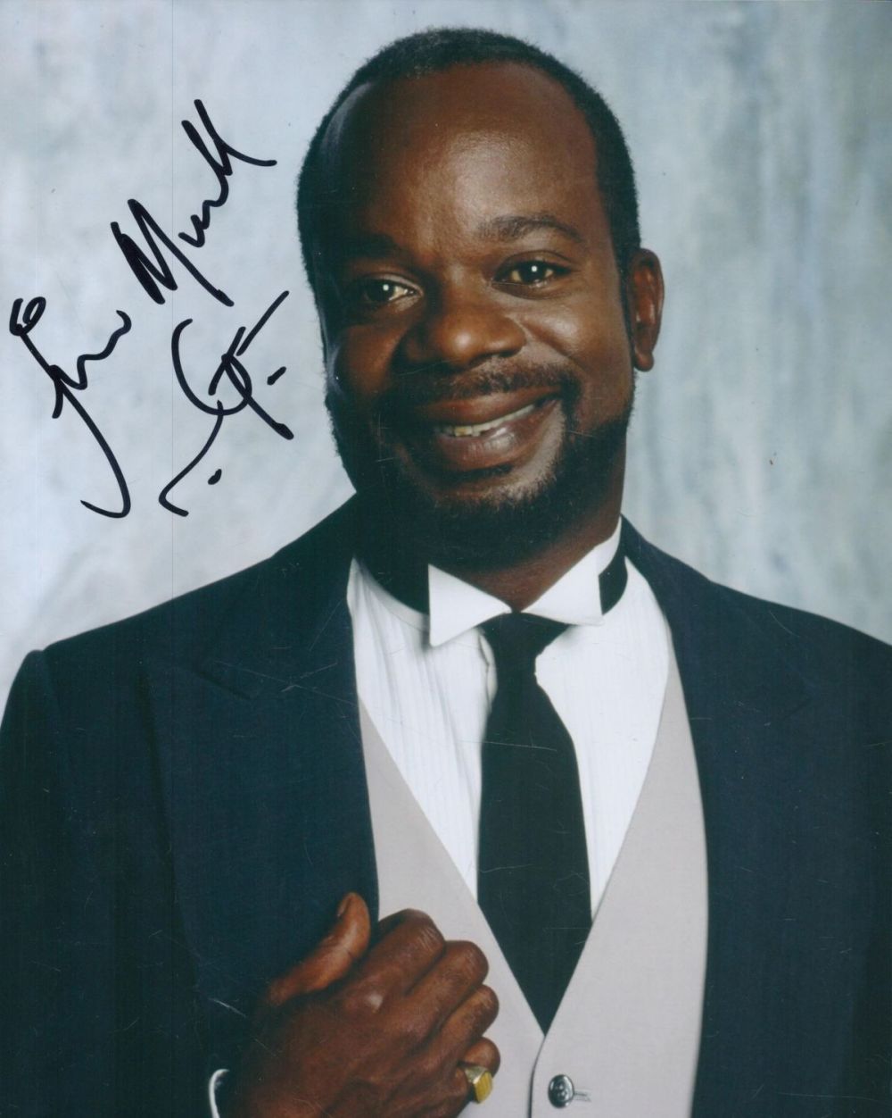 Lot 308: Joseph Marcell Actor Signed Fresh Prince Of Bel-Air...