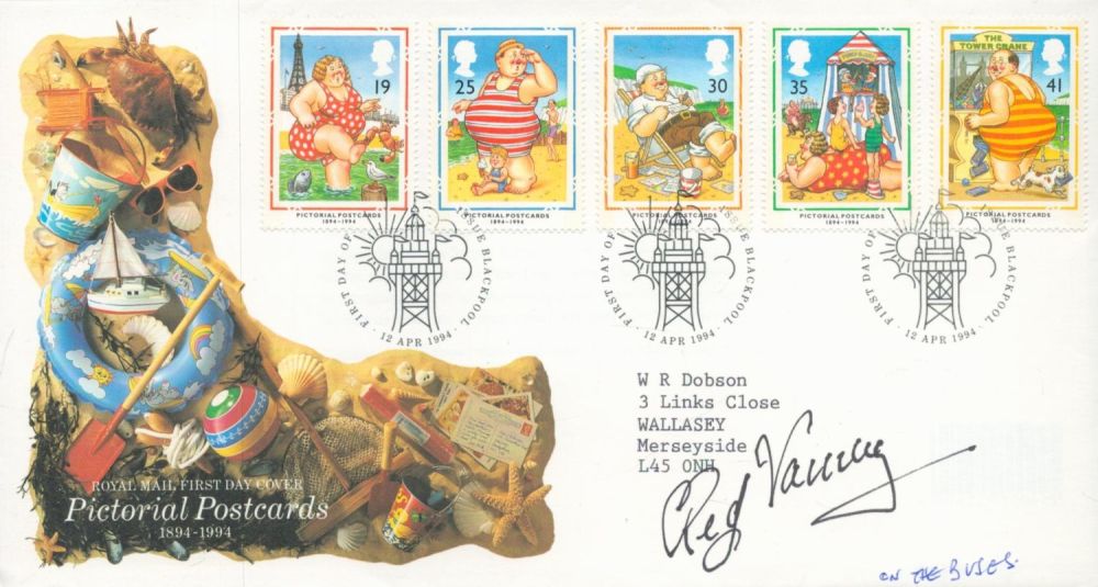 Lot 312: Reg Varney (1916-2008) On The Buses Actor Signed...