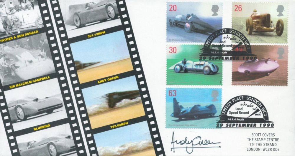 Lot 336: Andy Green World Land Speed Record Holder Signed...