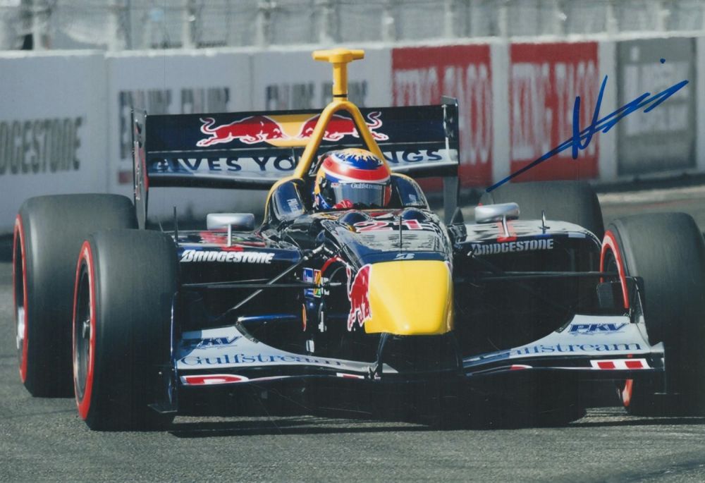 Lot 338: Neel Jani Signed Red Bull Formula One 8x12...