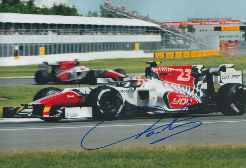 Lot 339: Vitantonio Liuzzi Signed Formula One 8x12 Photo. Good...
