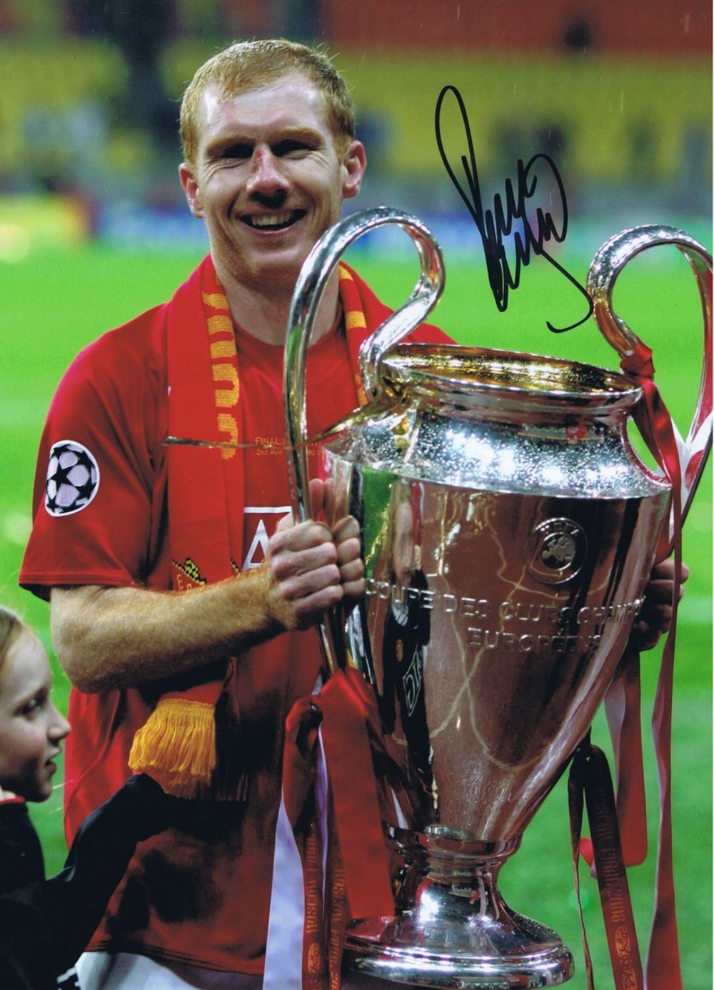 Lot 384: Autographed Paul Scholes 16 X 12 Photo :...