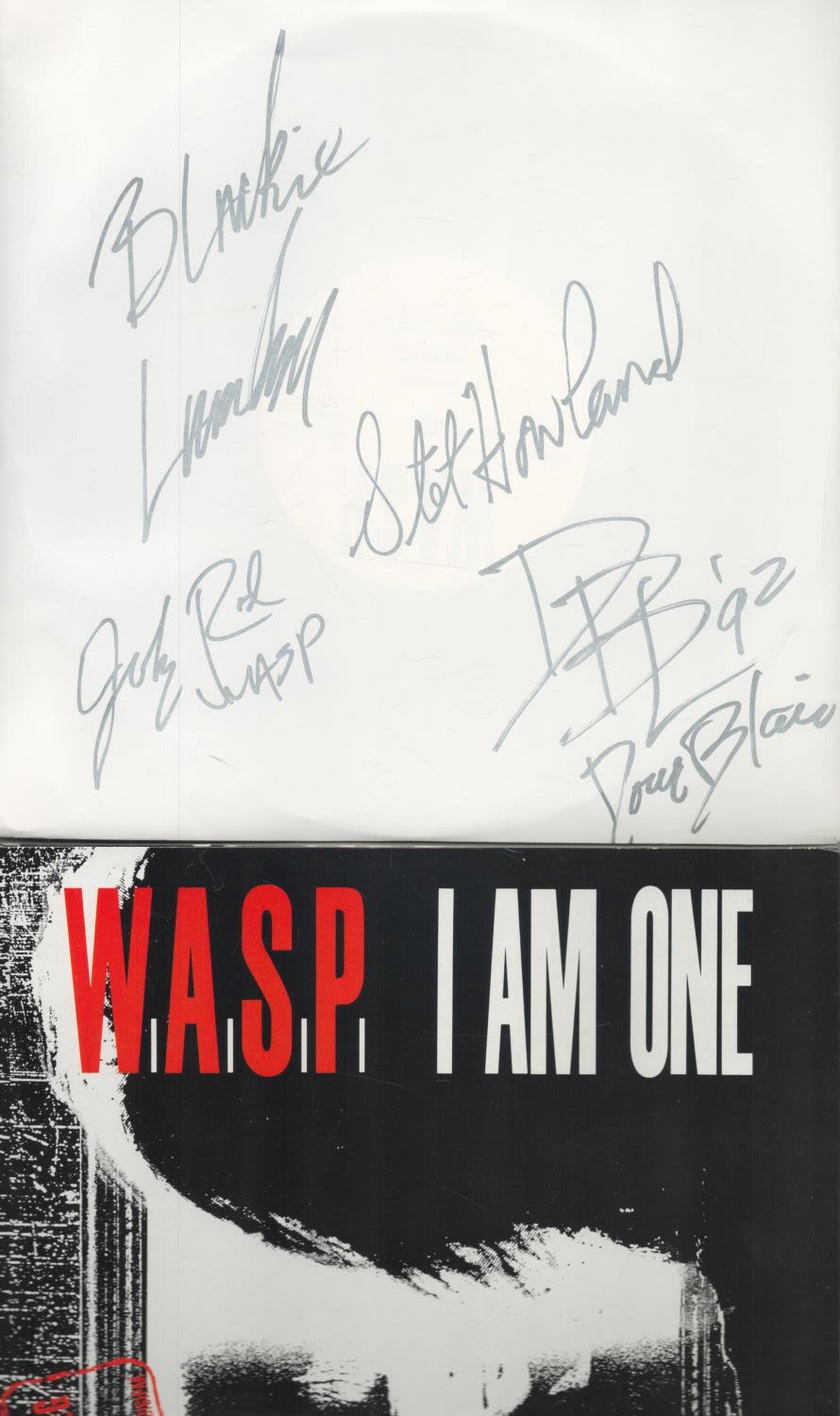 Lot 409: Music. Wasp Band Members including Doug Blair signed...