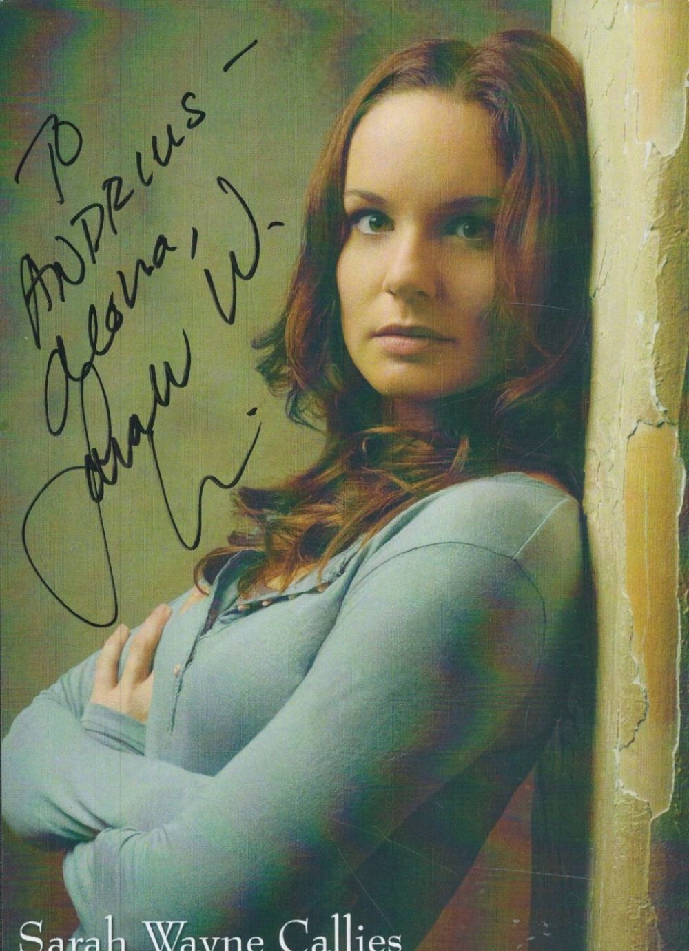 Lot 431: Tv and Film. Sarah Wayne Callies signed 5...