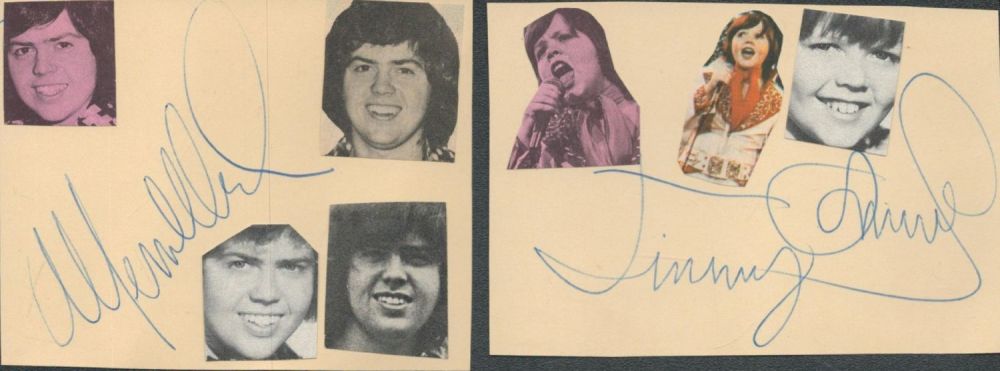 Lot 503: Music. The Osmond Brothers Alan, Jay, Jimmy and...