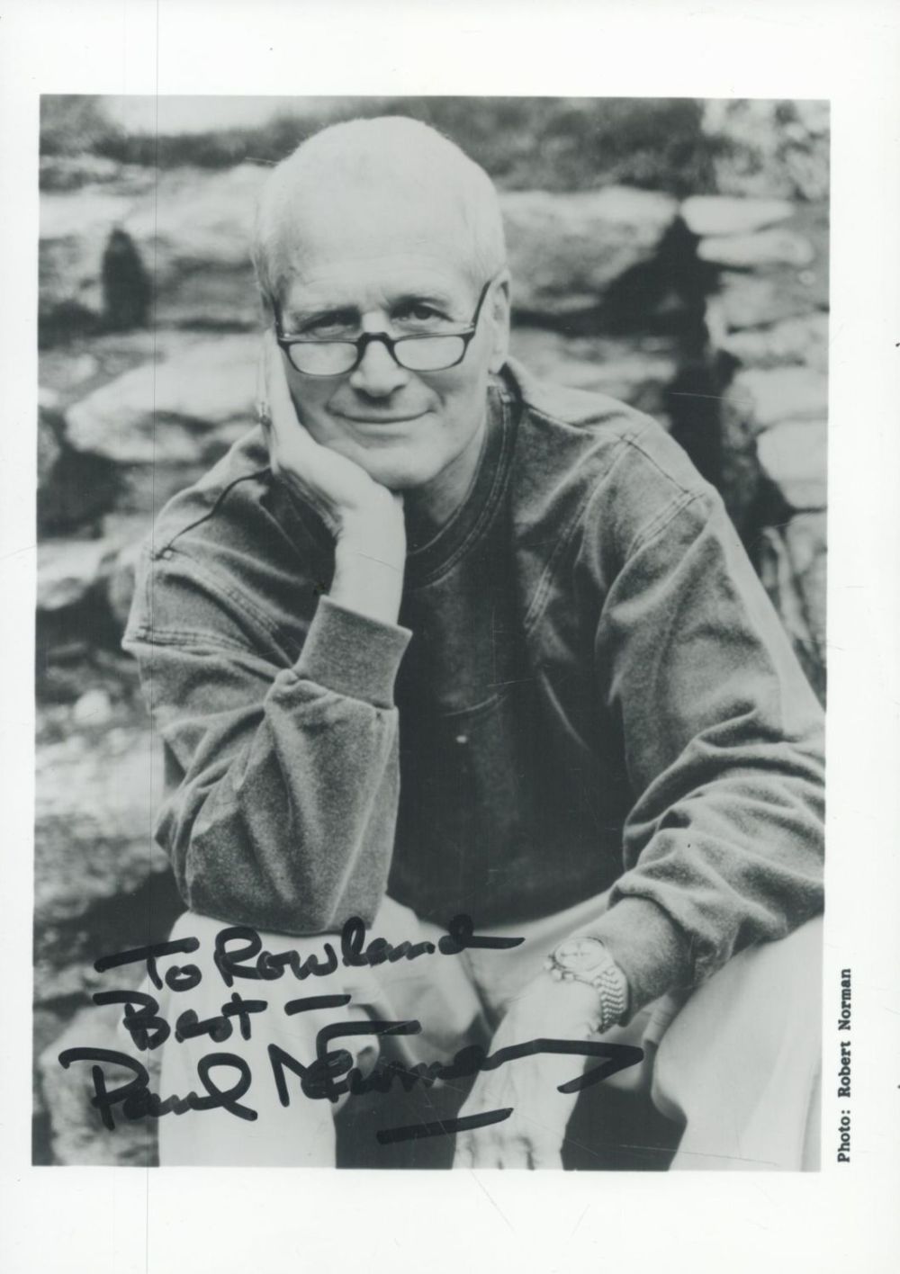 Lot 521: American Actor Paul Newman Signed 7 x 5...