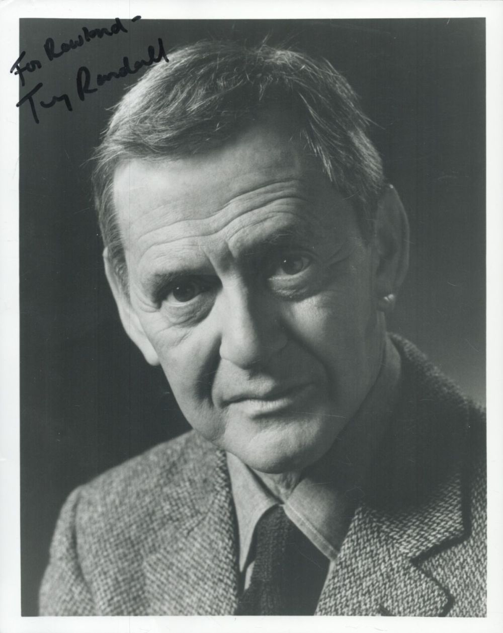 Lot 524: American Actor Tony Randall signed 10 x 8...