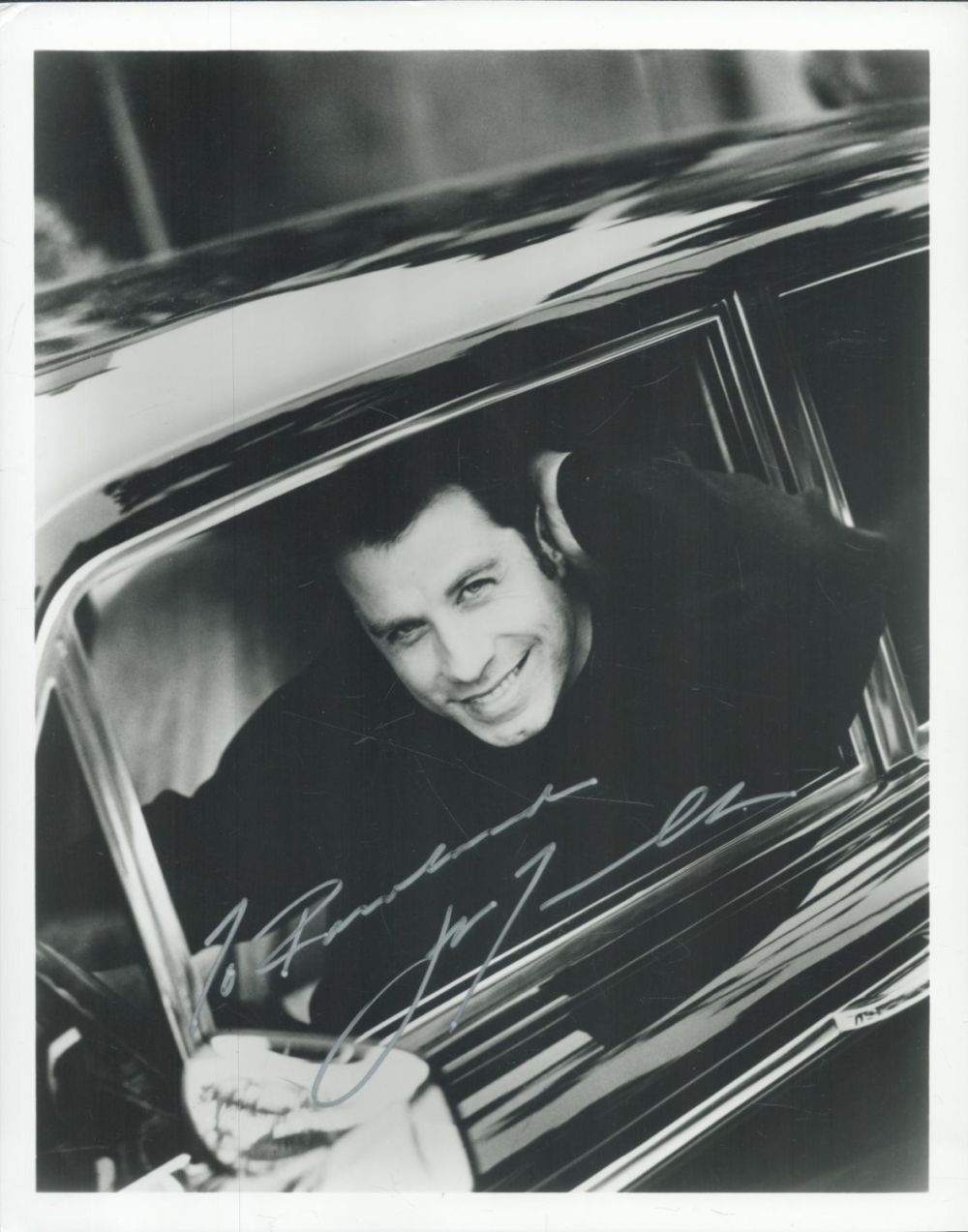 Lot 525: American Actor John Travolta signed 10 x 8...
